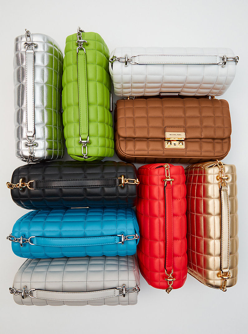 Michael Kors Tribeca Large Quilted Leather Shoulder Bag