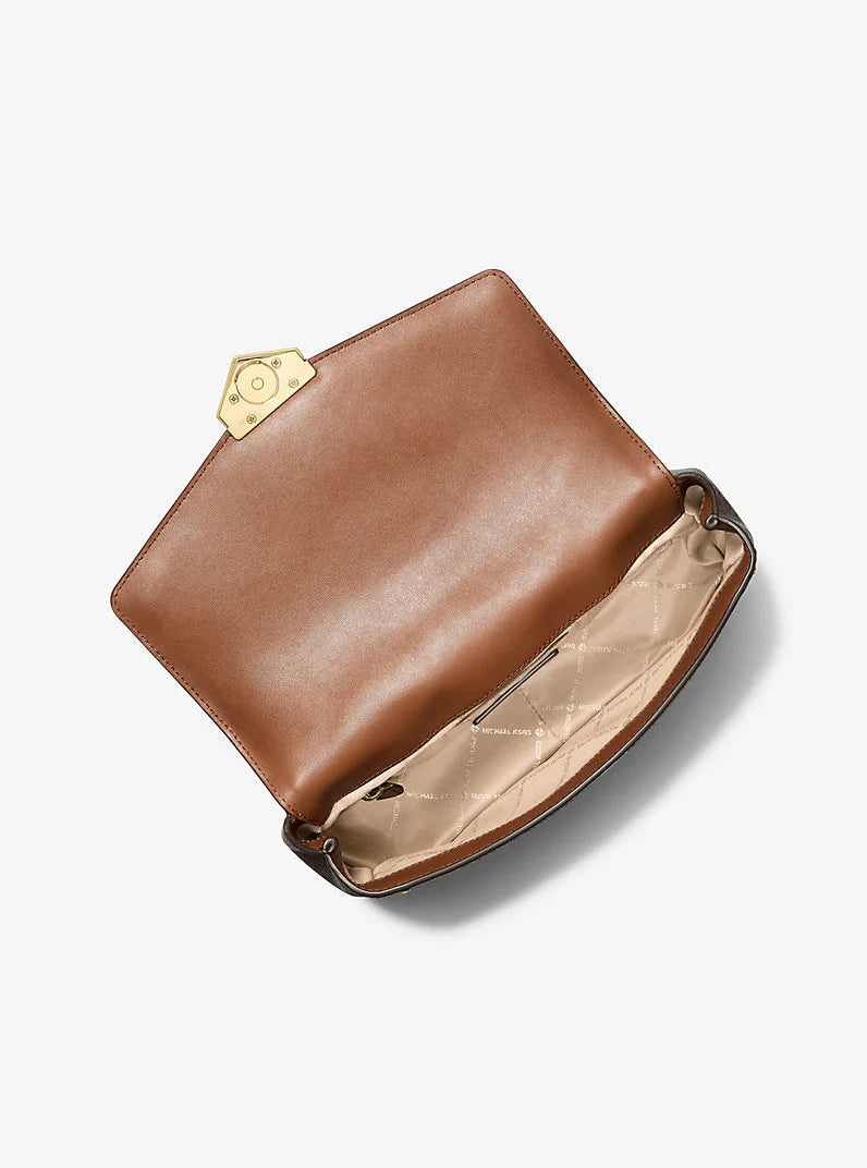 Michael Kors Soho Large Studded Signature Logo Shoulder Bag