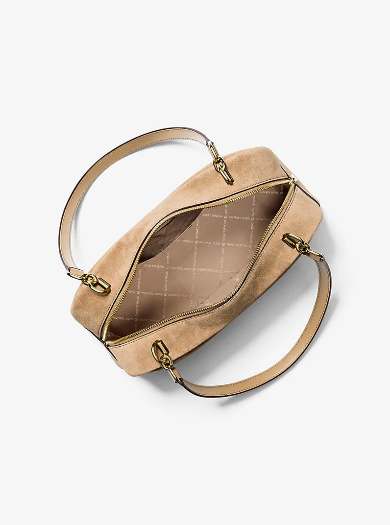 Michael Kors Cecily Medium Suede Shoulder Bag