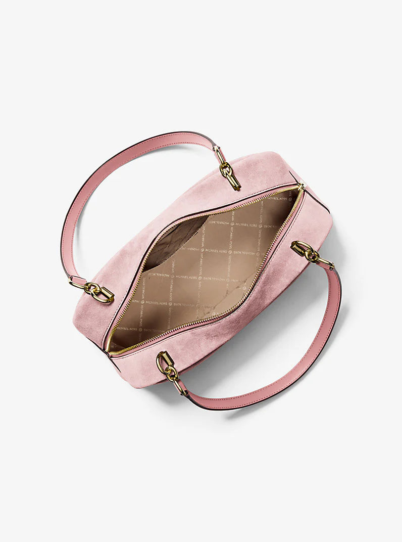 Michael Kors Cecily Medium Suede Shoulder Bag
