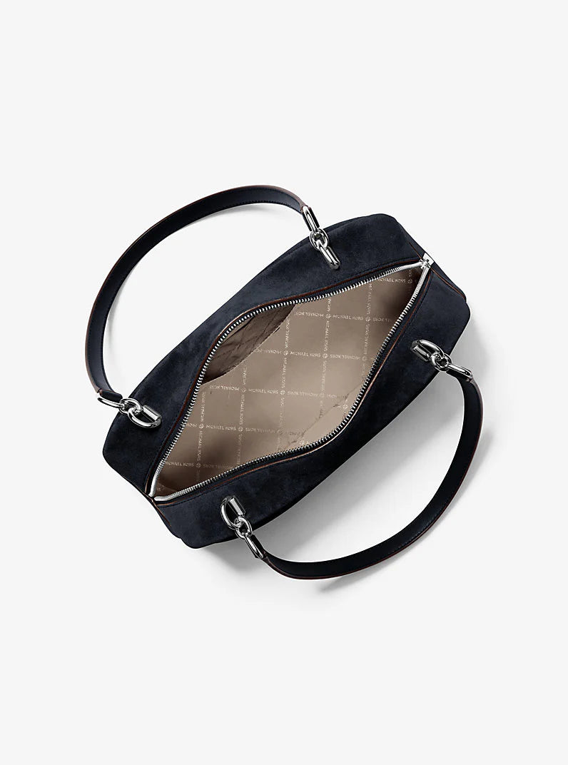 Michael Kors Cecily Medium Suede Shoulder Bag