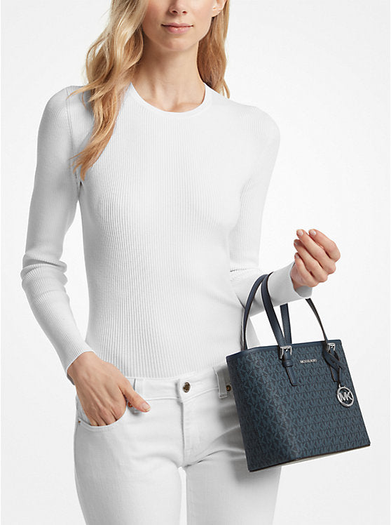 Michael Kors Jet Set Travel Extra-Small Logo Top-Zip Tote Bag
