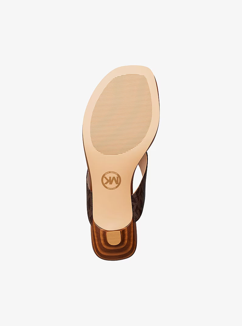 Michael Kors Anneka Signature Logo Thong Sandal