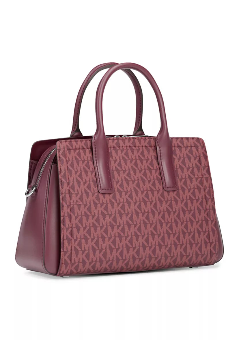 Michael Kors Laila Medium Signature Logo Satchel