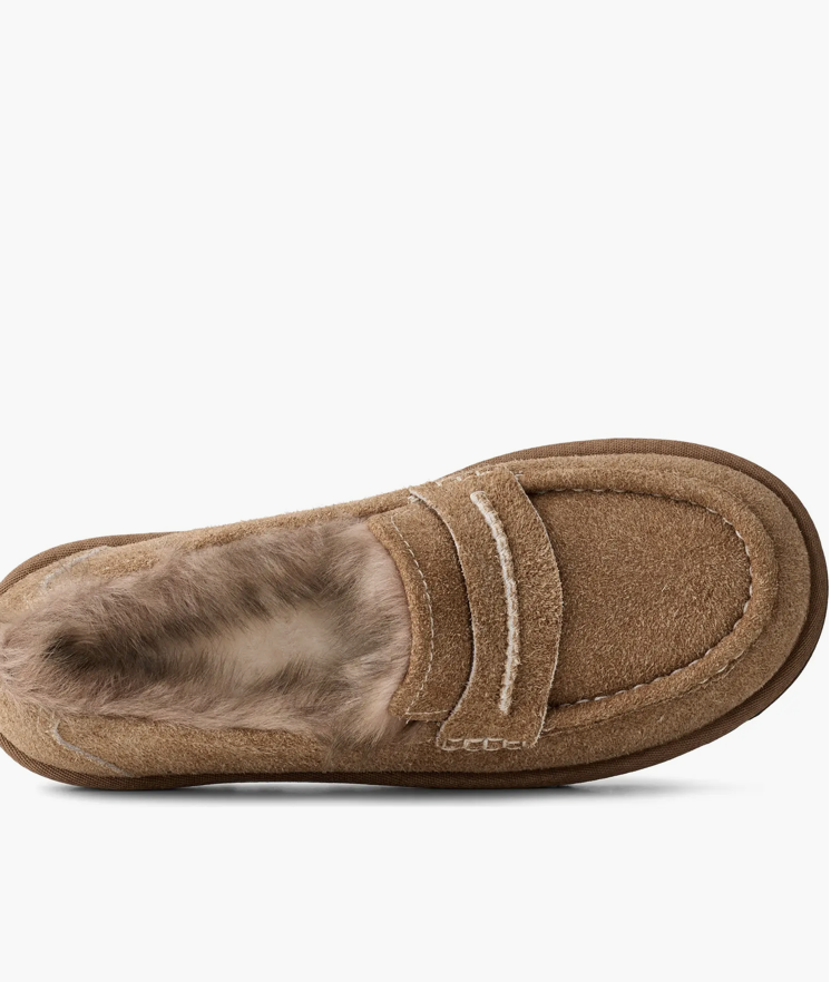 Ellis Wool Loafer (Women)-Chestnut