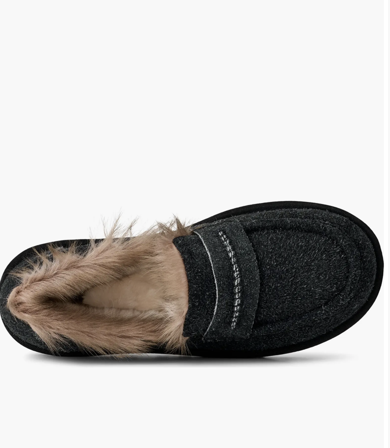 Ellis Wool Loafer (Women)-Black