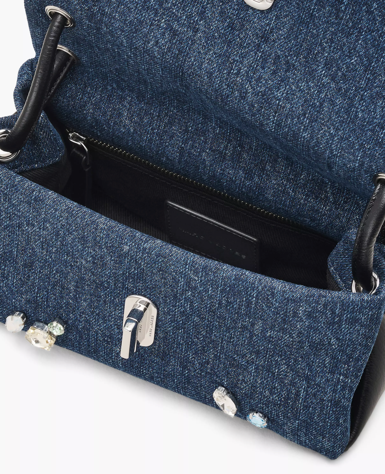 Marc Jacobs The Gem Denim Mini Dual Bag