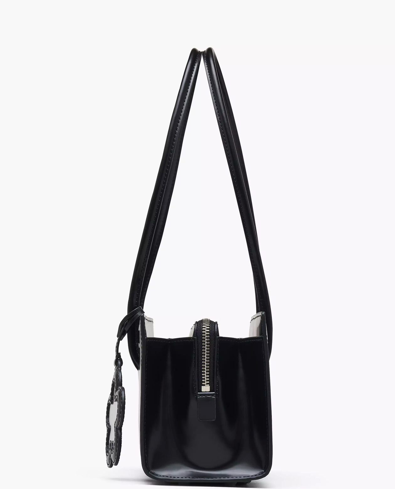Marc Jacobs The Glam Mirror Satchel Bag-Black