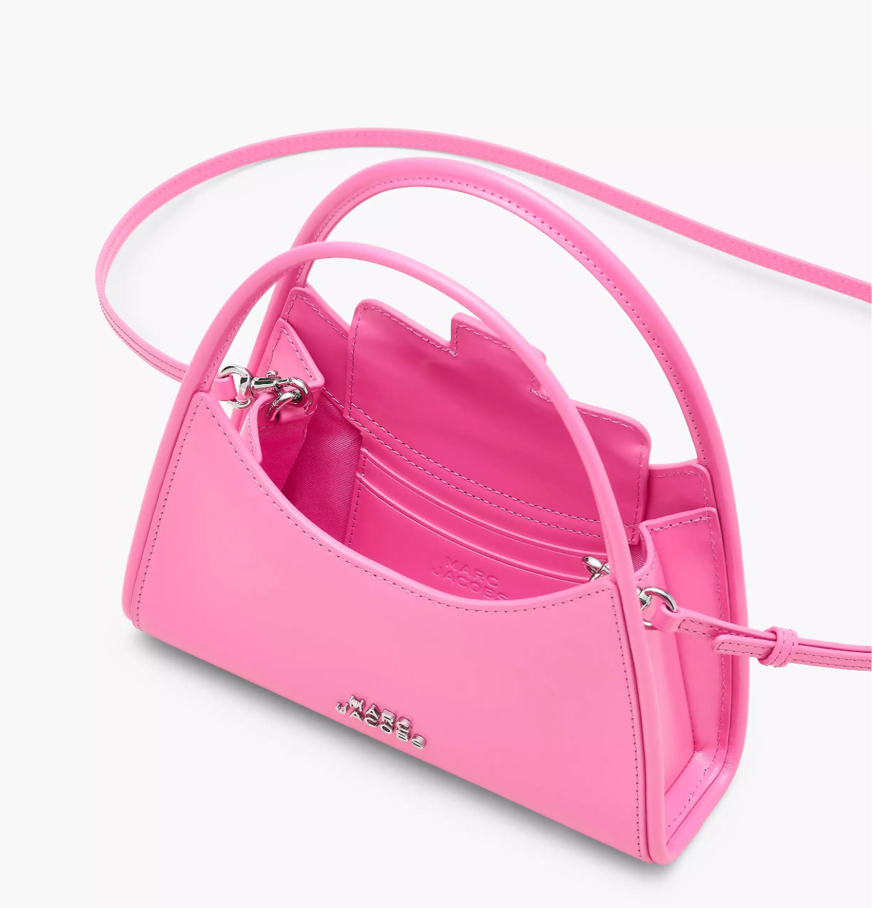 Marc Jacobs The Claw Clip Crossbody Bag-Bow Pink