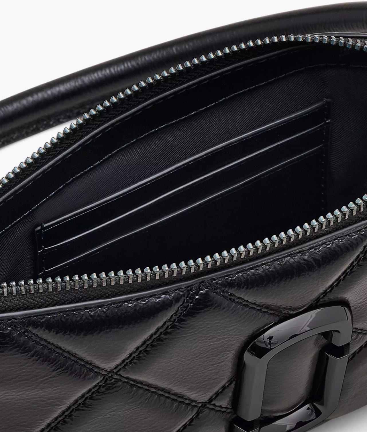 Marc Jacobs The Quilted Snapshot Convertible Shoulder Bag-Black