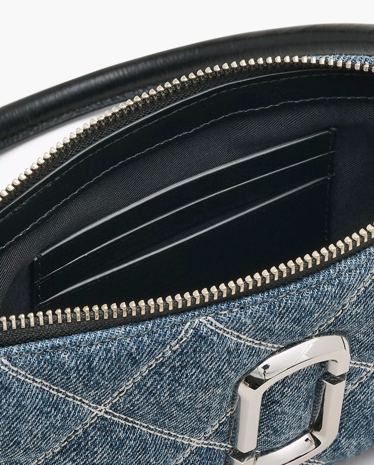 Marc Jacobs The Quilted Denim Snapshot Convertible Shoulder Bag