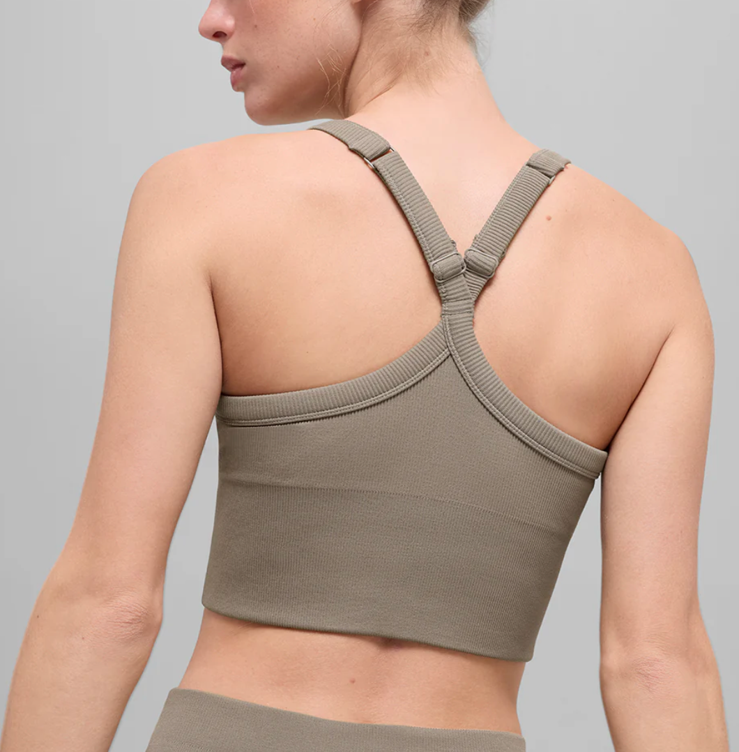 Alo Yoga Seamless Ribbed Favorite Bra Tank