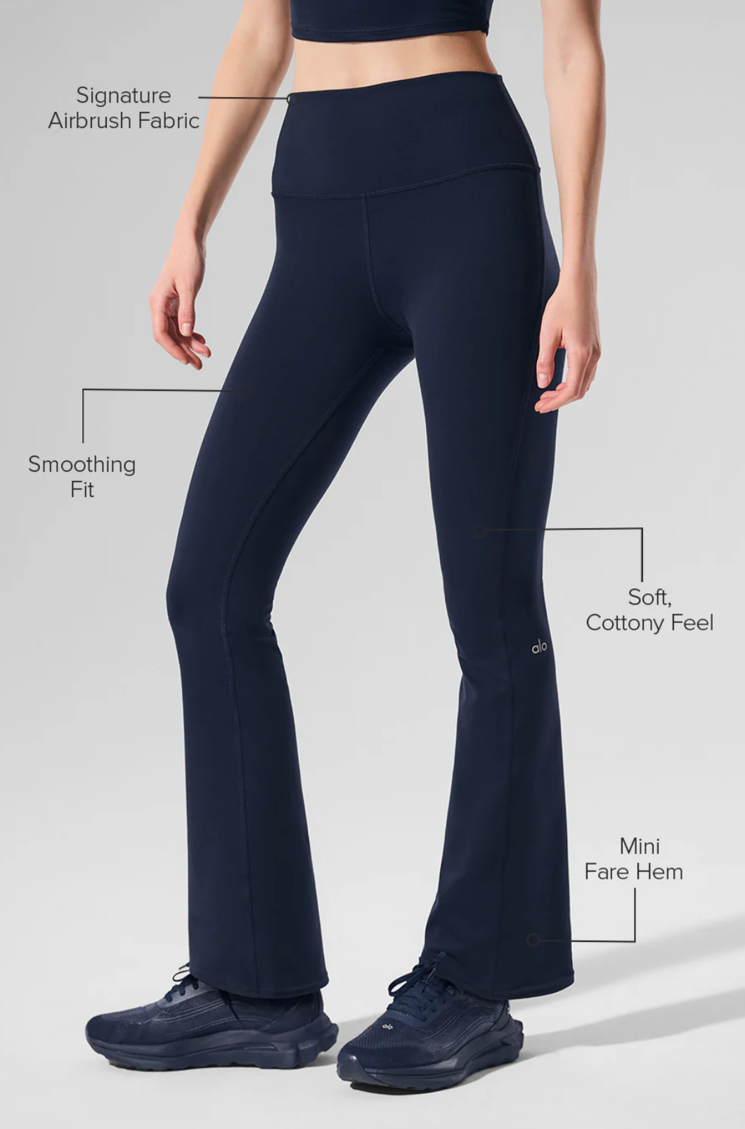 Alo Yoga Airbrush High-Waist 7/8 Bootcut Legging