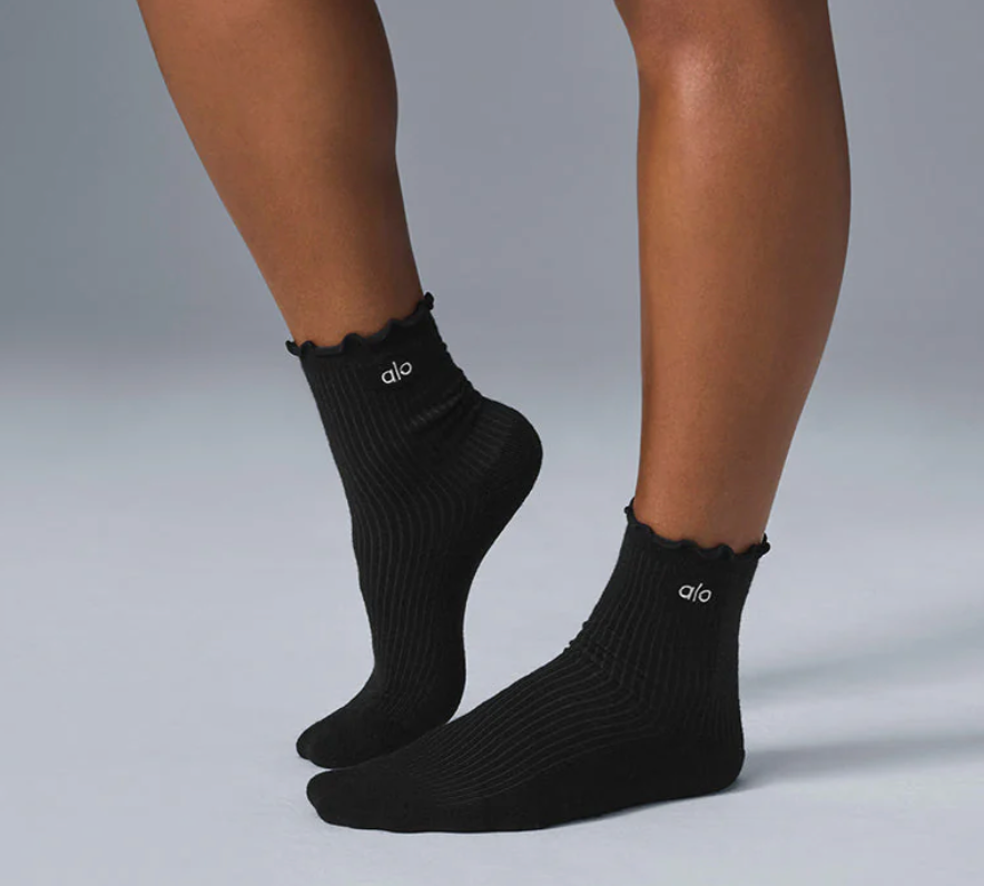 Alo Yoga Women's Lettuce Edge Sock