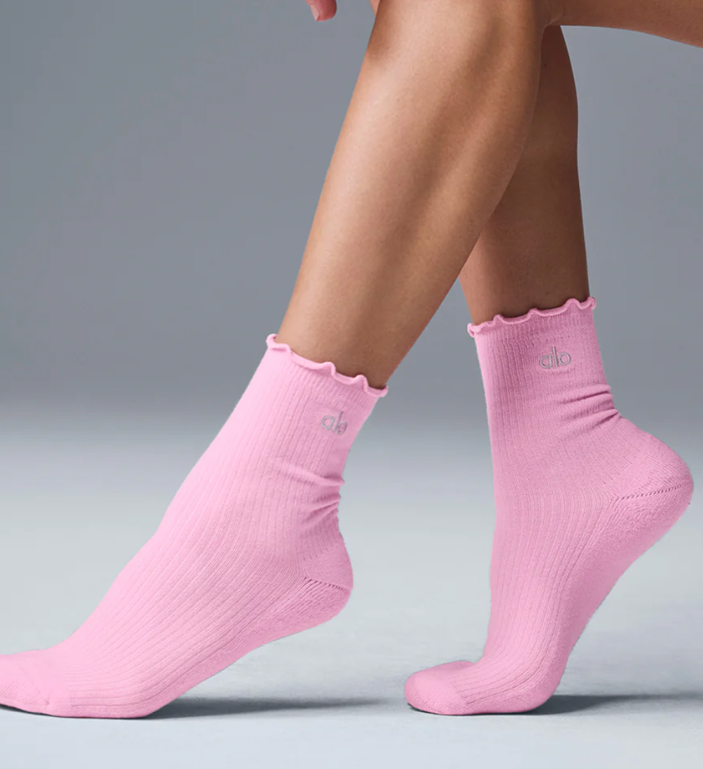 Alo Yoga Women's Lettuce Edge Sock