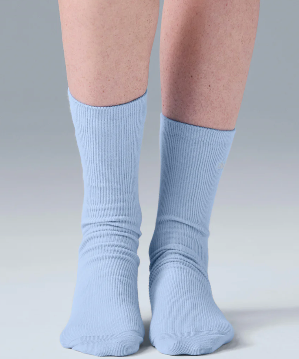 Alo Yoga Unisex Half-Crew Understated Sock
