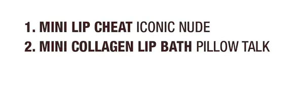 Charlotte Tilbury Mini Glossy Pink Lip Gloss + Lip Liner Set