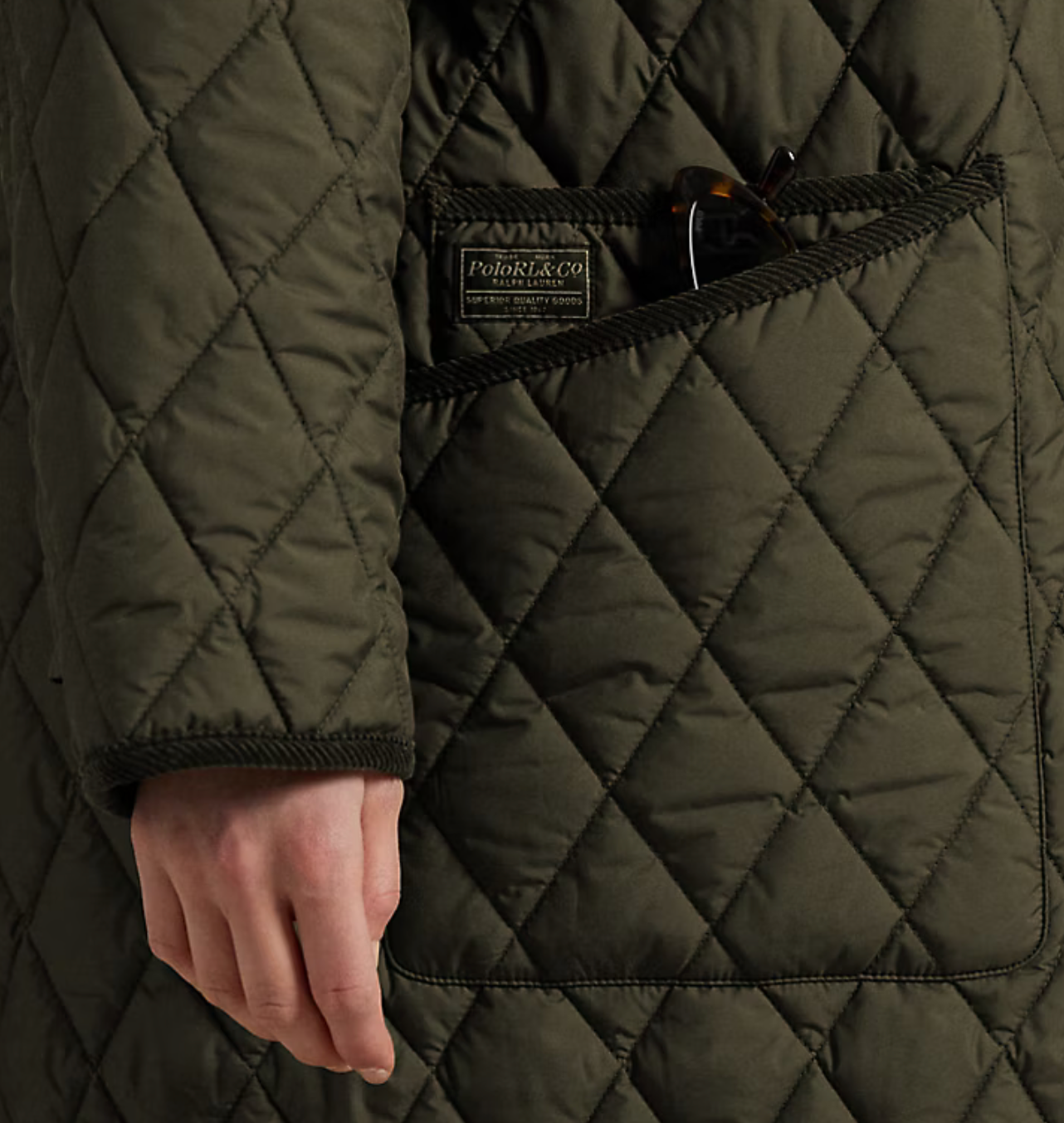 Polo Ralph Lauren Quilted Barn Jacket Save your Wishlist - Ranger Green