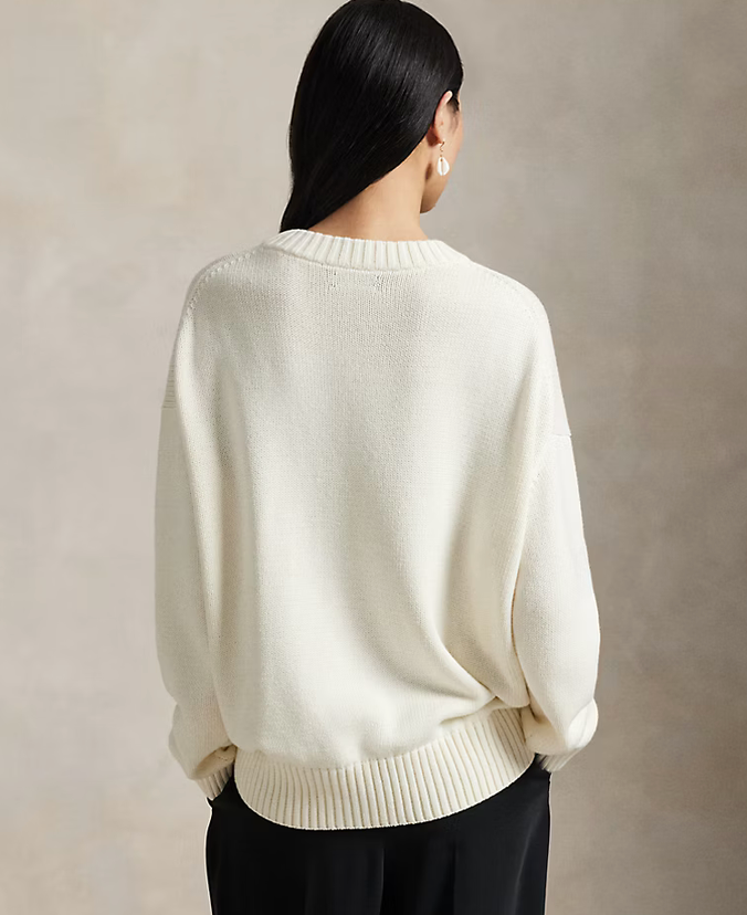 Polo Ralph Lauren Polo Bear Cotton Crewneck Sweater