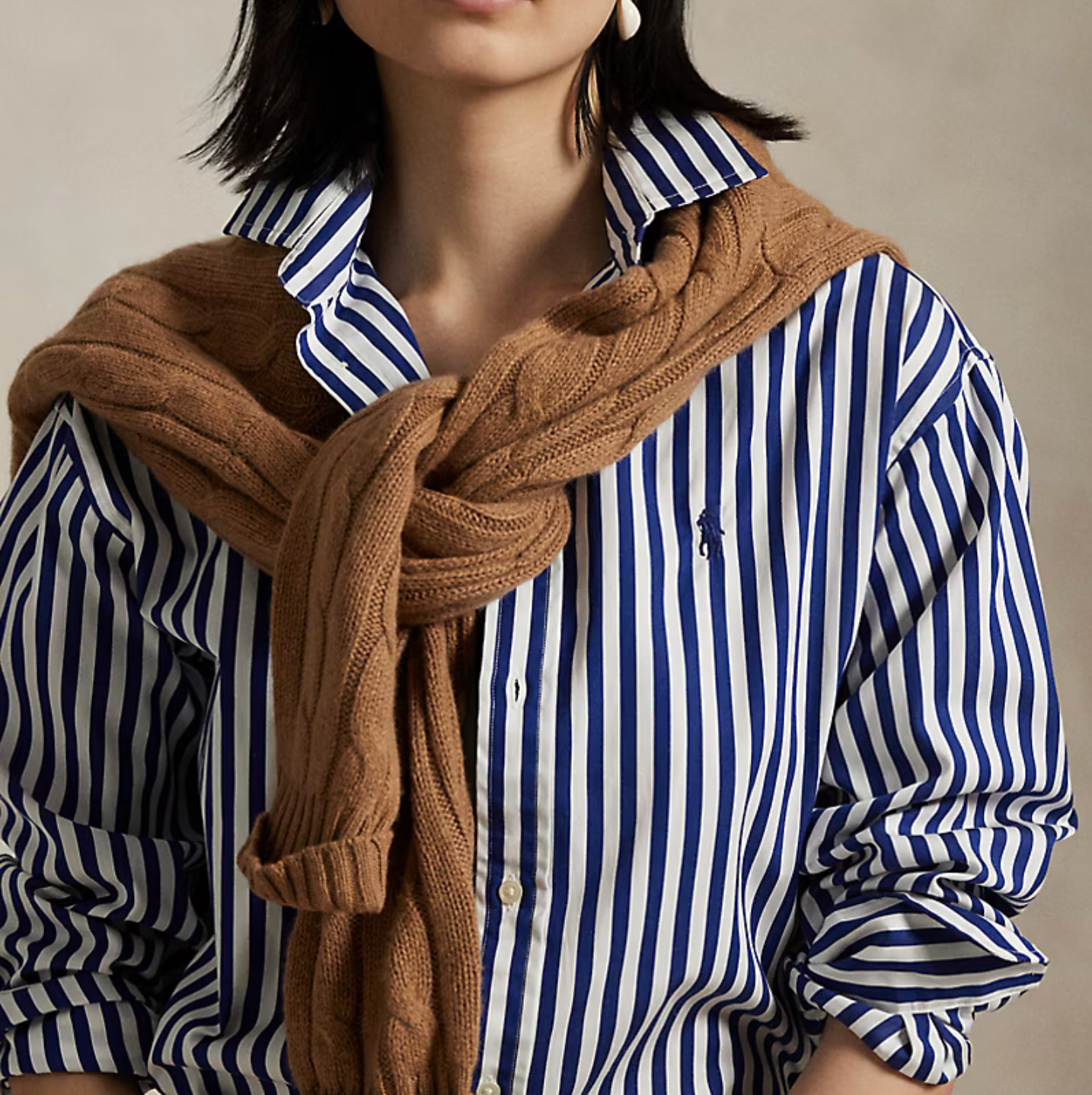 Polo Ralph Lauren Relaxed Fit Striped Cotton Shirt
