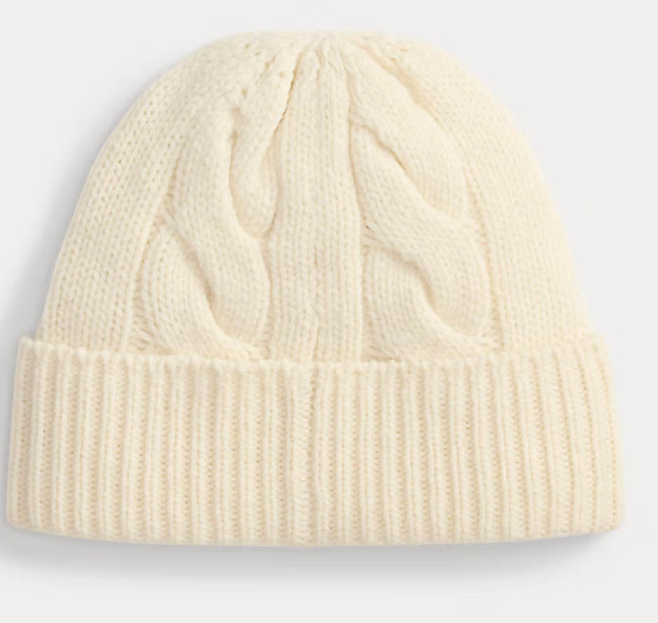 Polo Ralph Lauren Polo Bear Cable Wool-Blend Beanie
