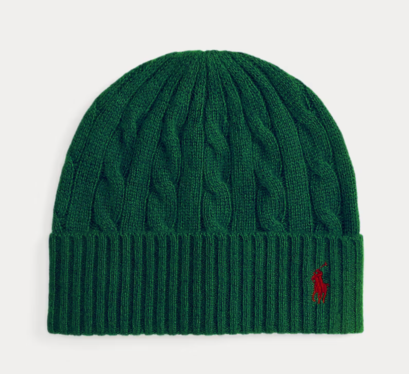 Polo Ralph Lauren Cable-Knit Wool-Cashmere Beanie