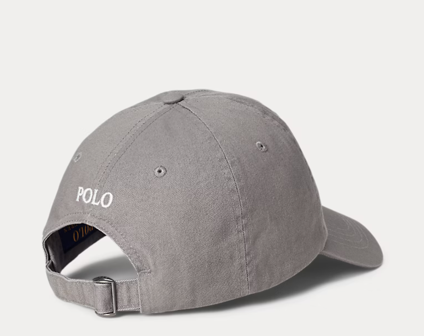 Polo Ralph Lauren The Iconic Cotton Chino Ball Cap - Perfect Grey/White