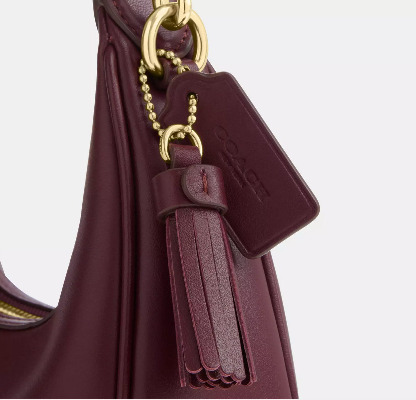 Coach Carmen Mini Crossbody Bag With Beaded Coach Graphic