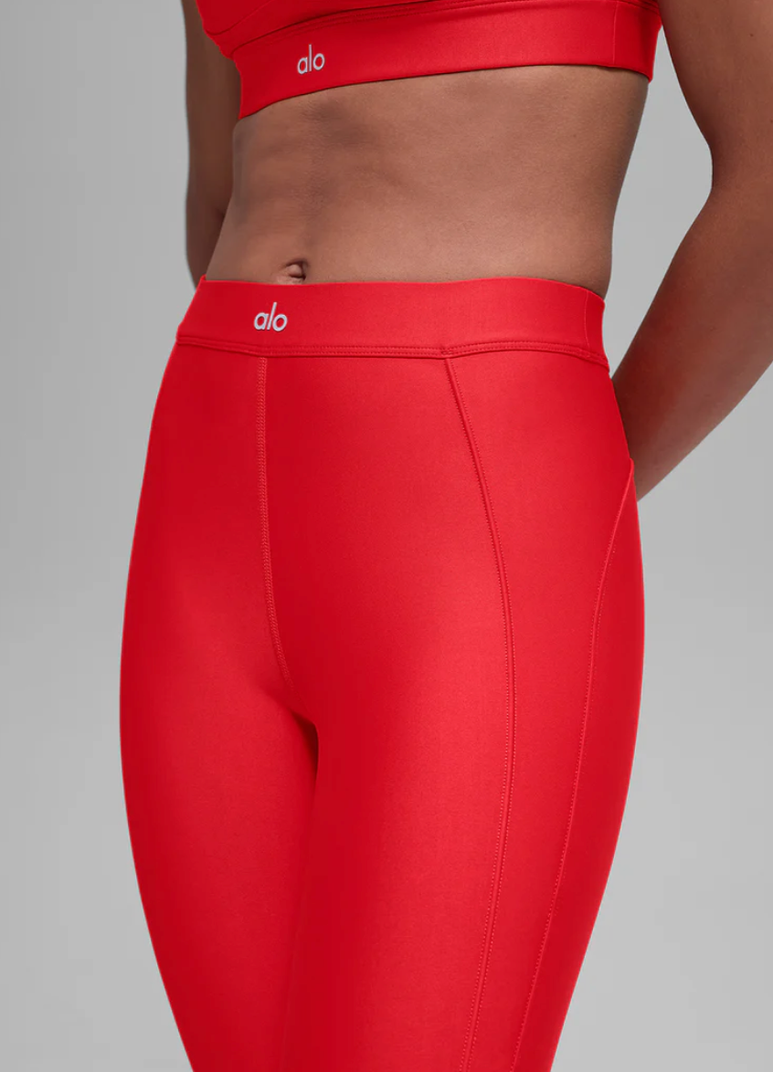 Alo Yoga Airlift High-Waist Ignite 7/8 Legging-Bright Red