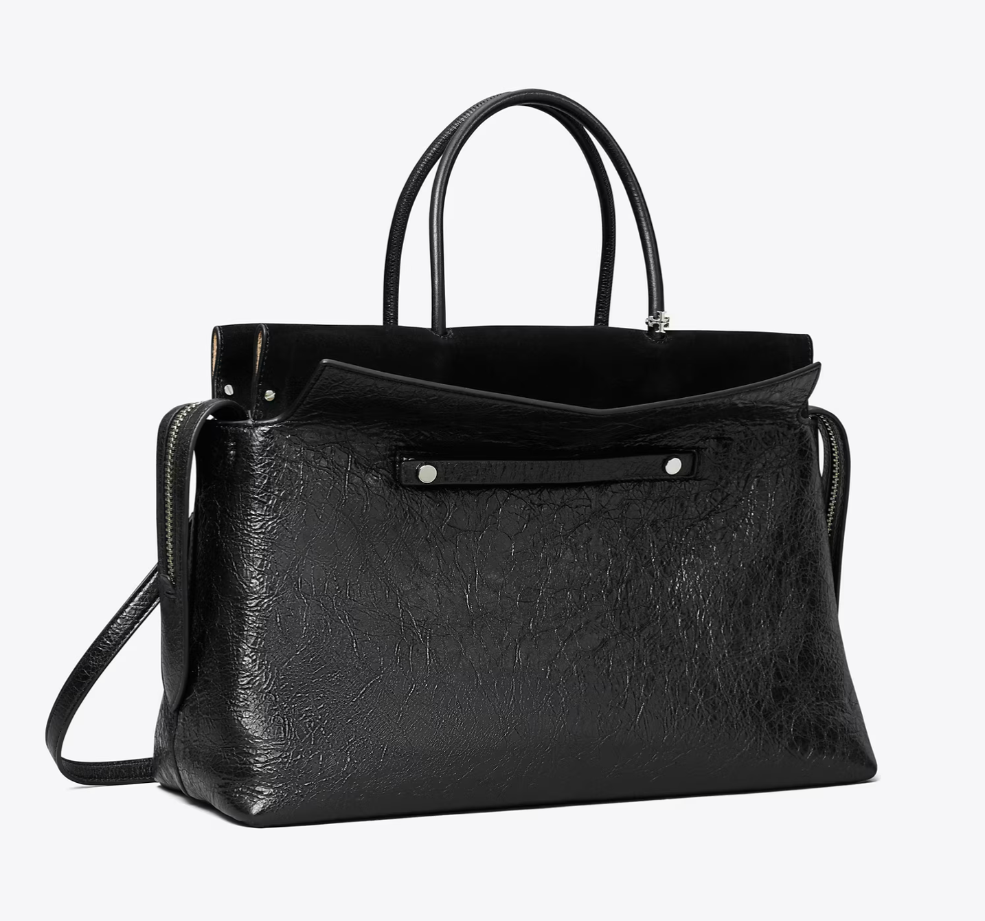 Tory Burch Large Mercer Pebbled Satchel