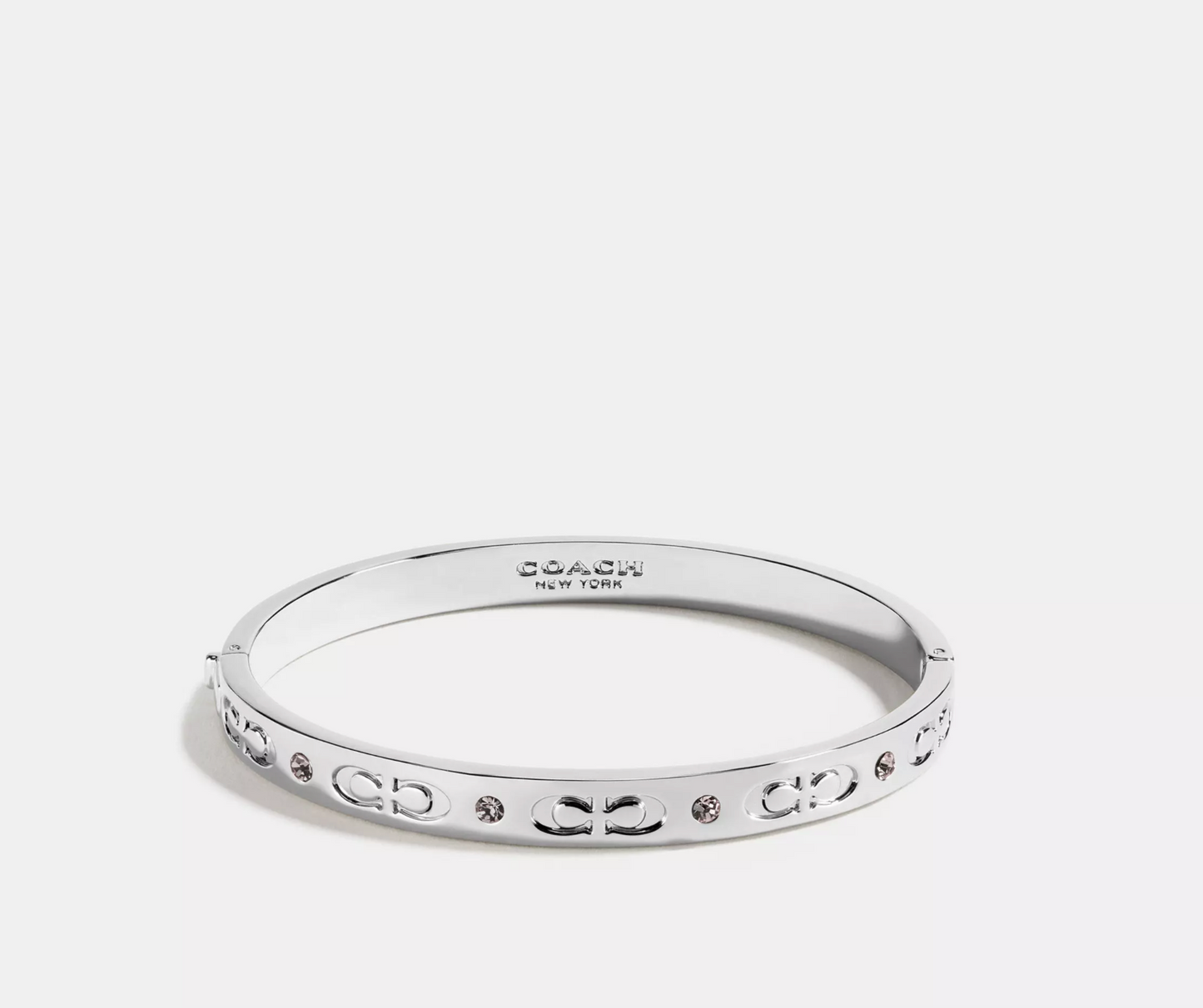 Coach Signature Hinged Bangle