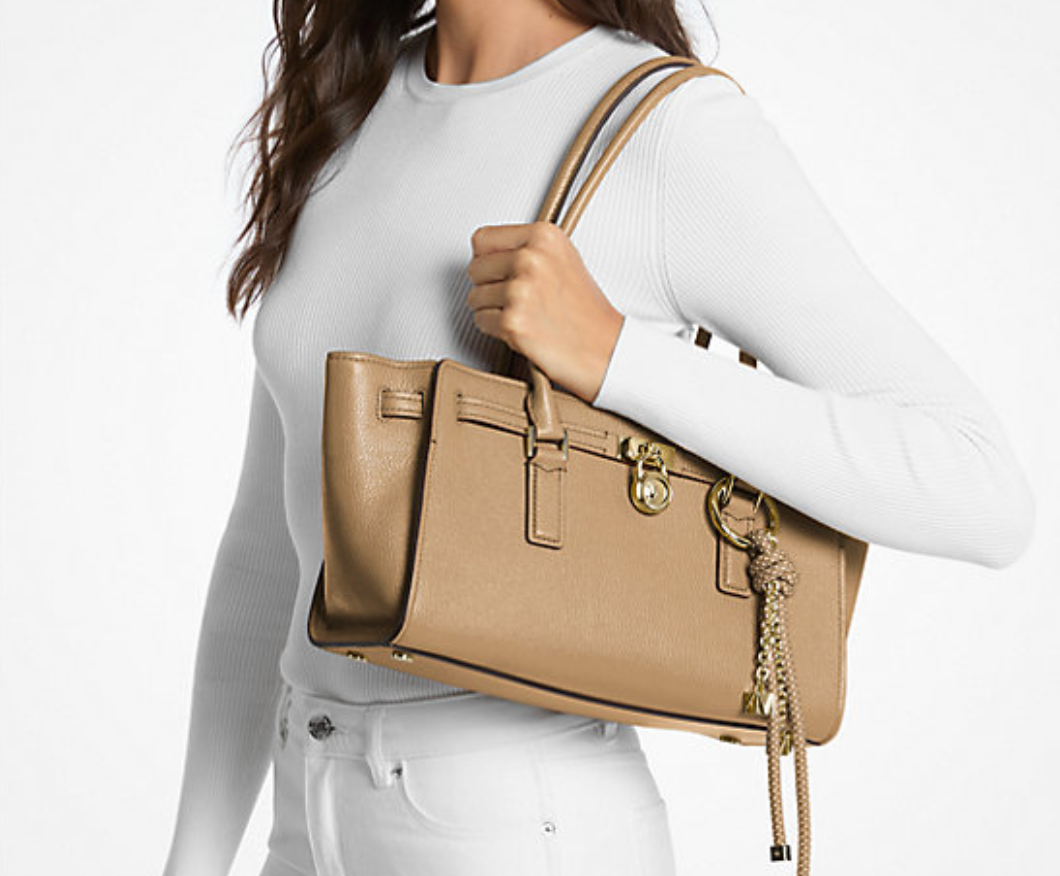 Michael Kors Hamilton Moderne Small Leather Satchel
