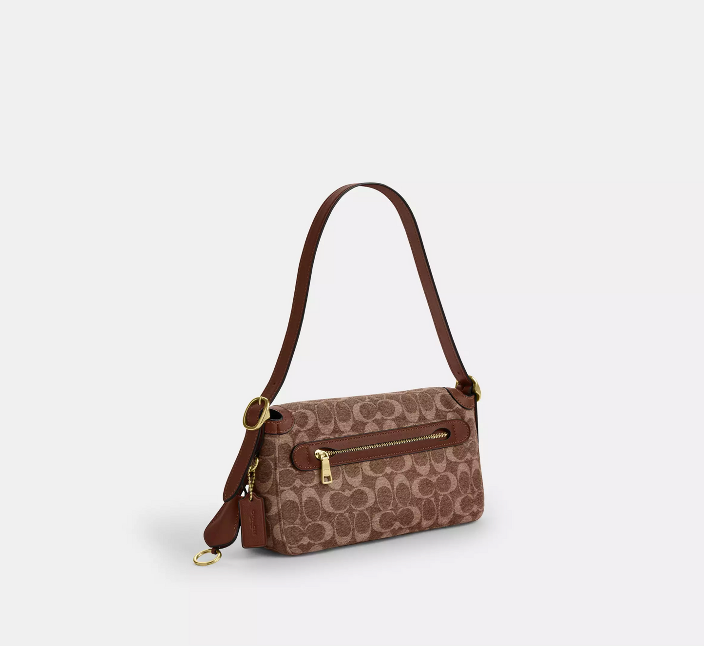 Coach Etta Small Flap Shoulder Bag In Signature Chenille