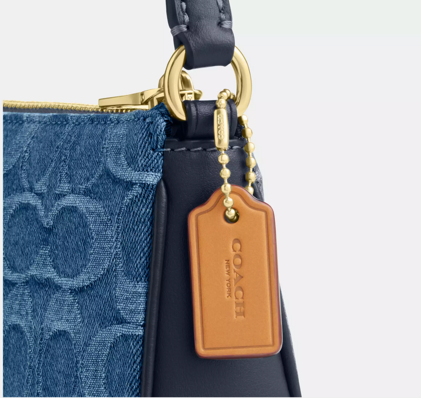 Coach Nolita 19 In Signature Denim