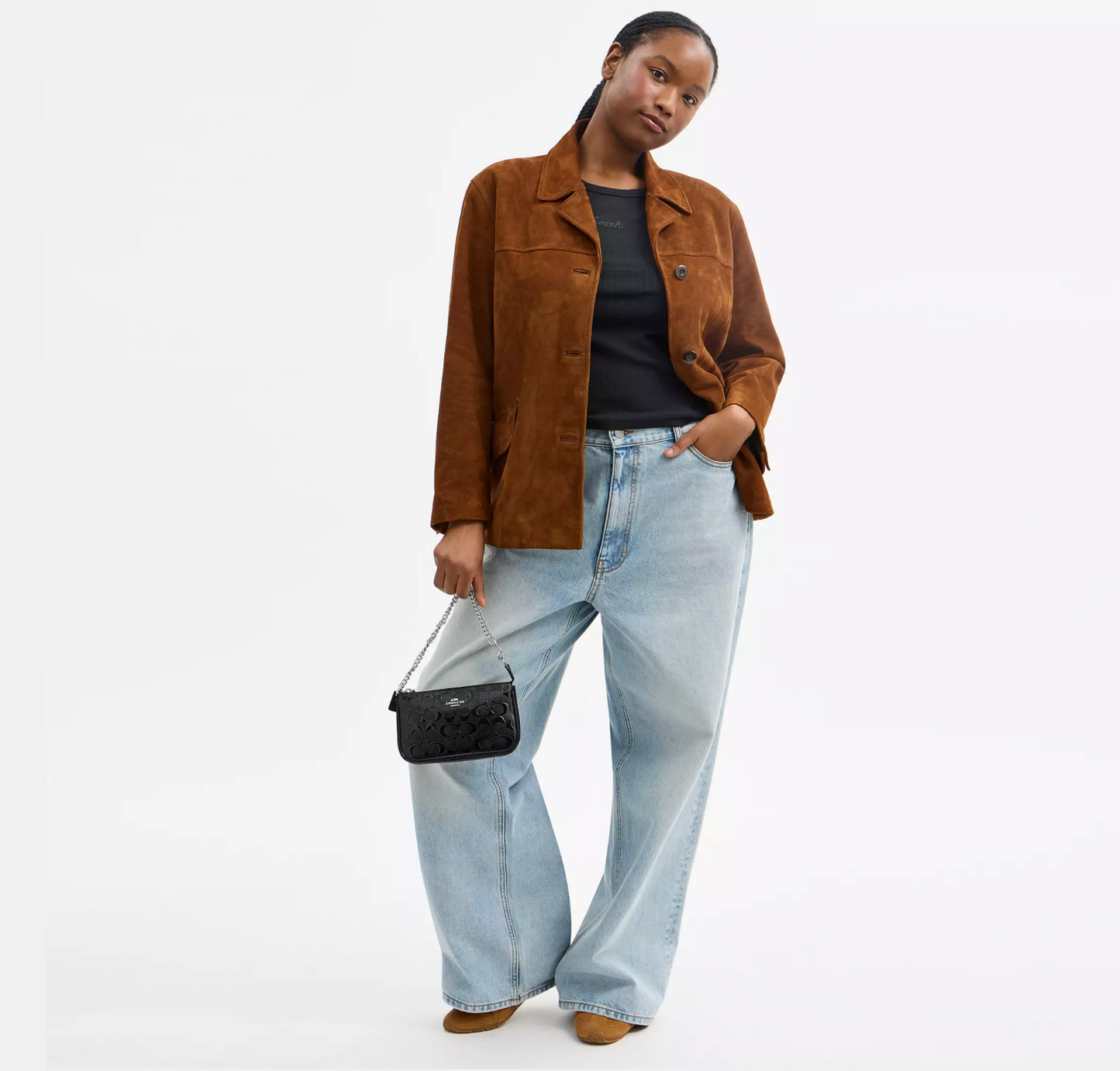 Coach Nolita 19 In Signature Leather With Heart Charm