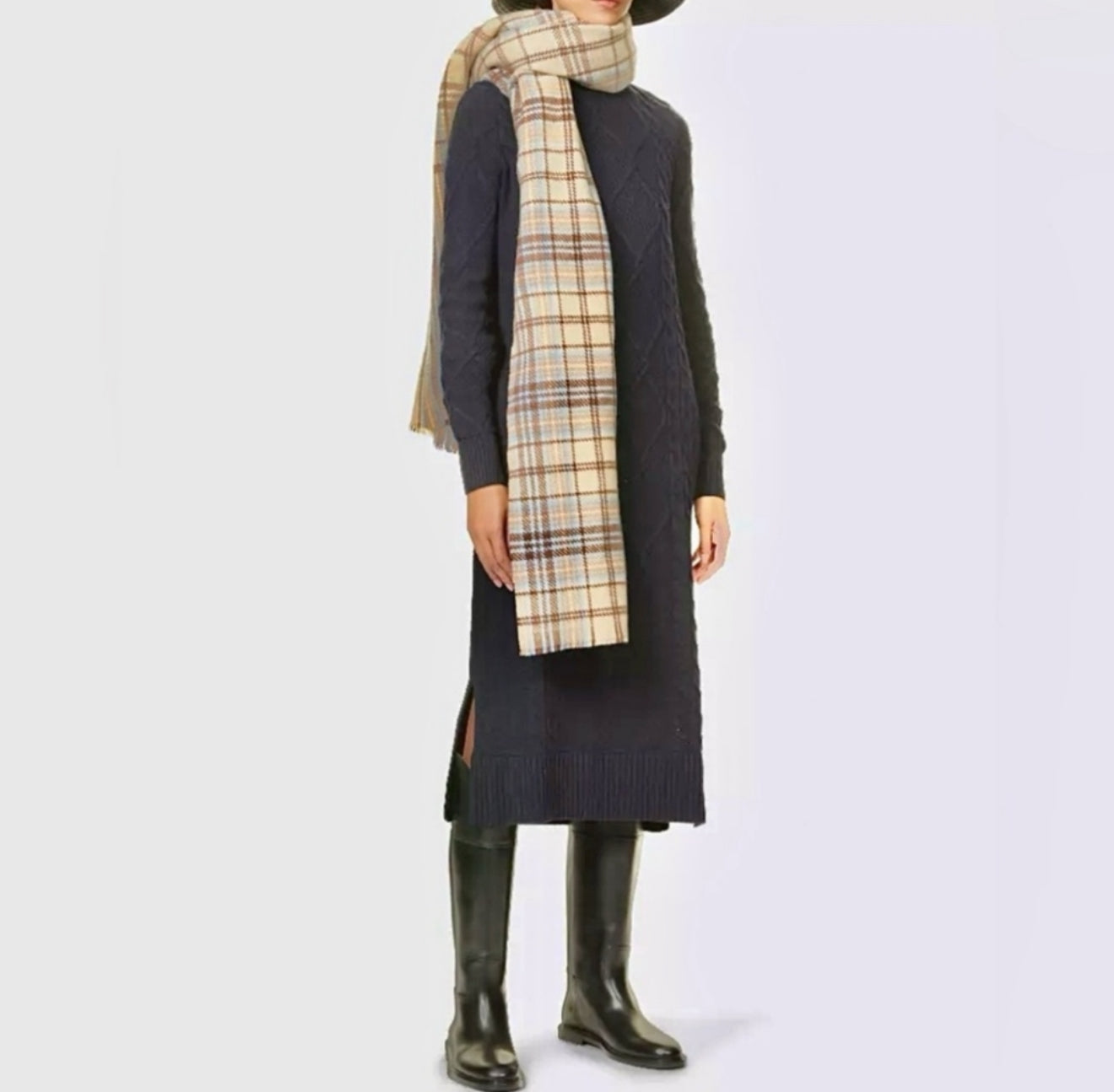 Barbour Burne Dress Navy size 38