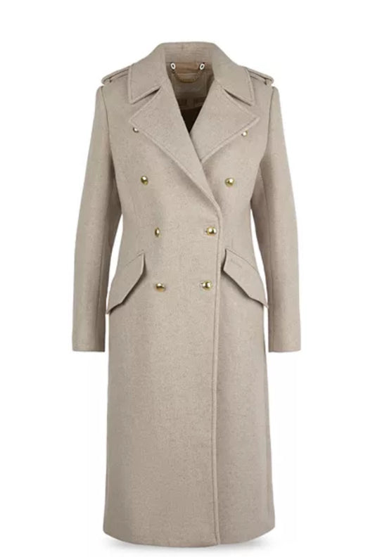 Barbour Inveraray Wool Jacket in Fawn Color