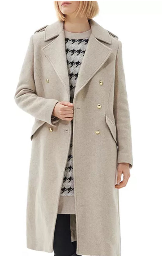 Barbour Inveraray Wool Jacket in Fawn Color