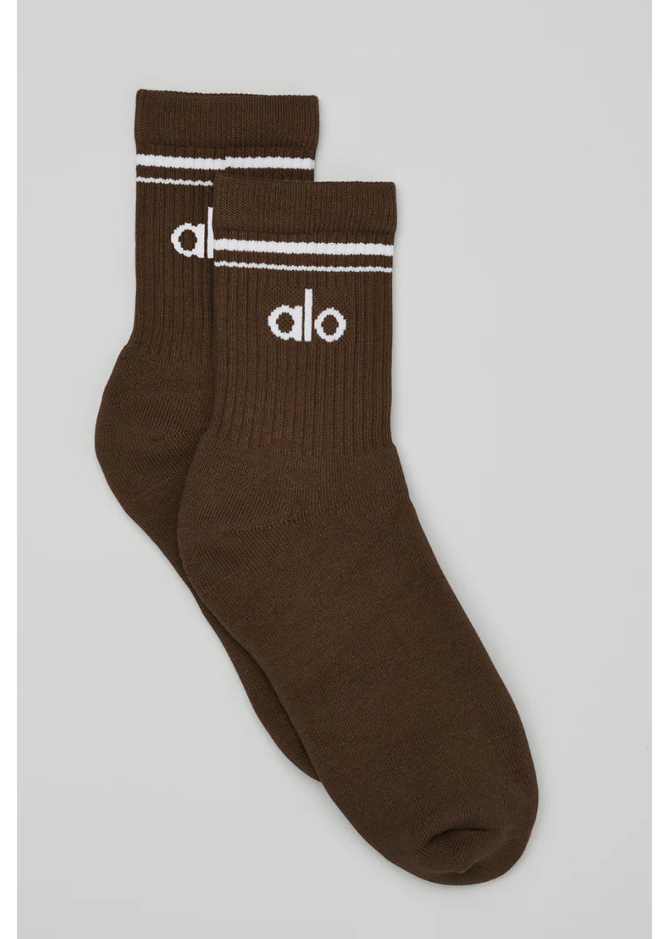 Alo Yoga Unisex Half-Crew Throwback Sock