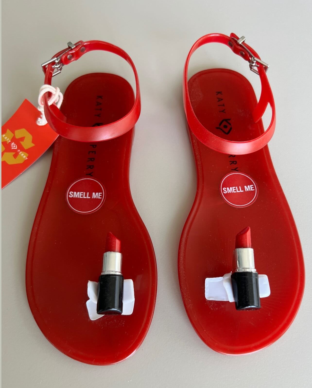 Katy Perry Red Lipstick Sandal
