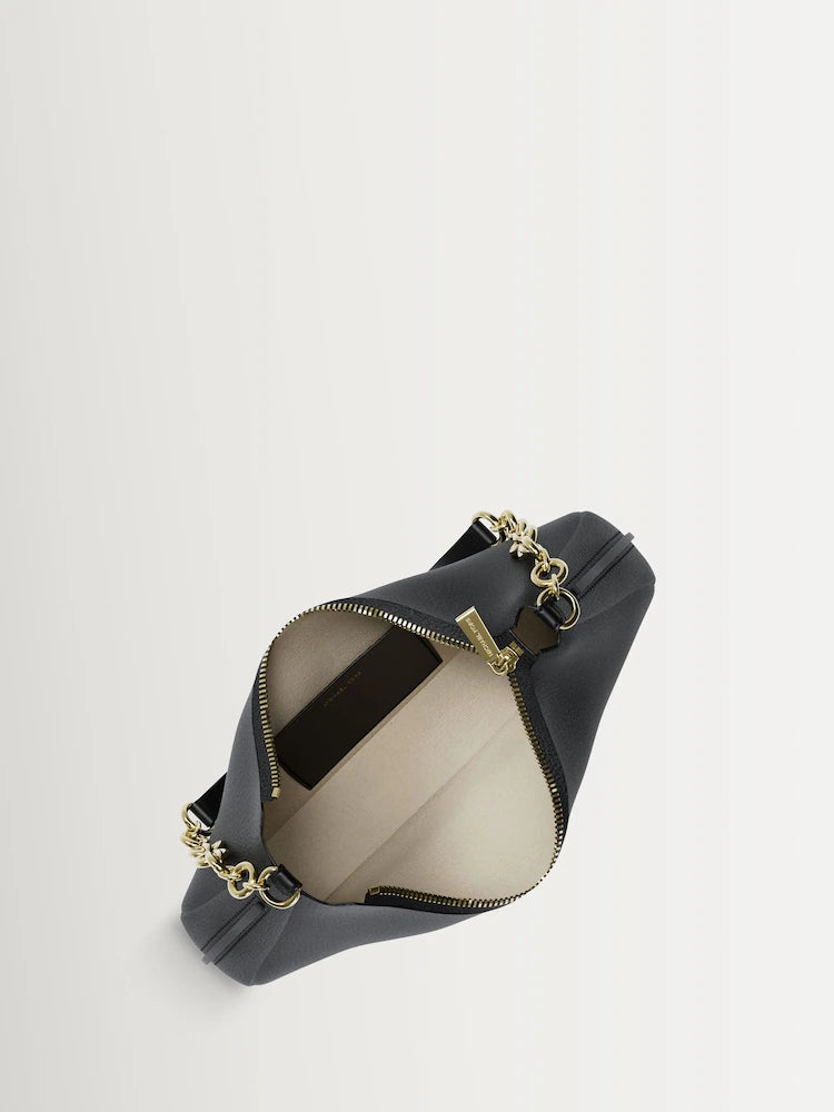 Michael Kors Nolita Medium Pebbled Leather Chain Pochette