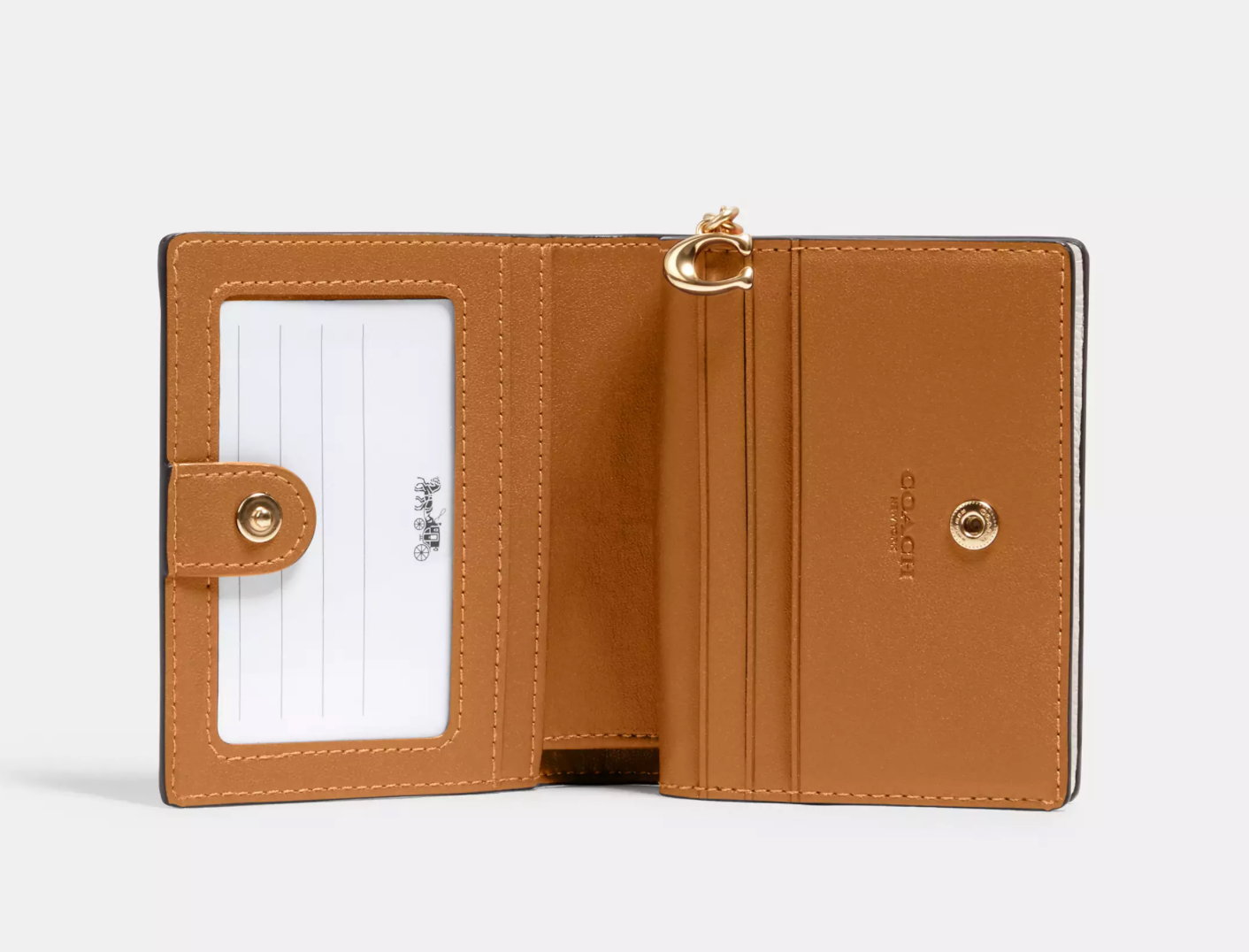 Coach Snap Wallet Deri Cüzdan