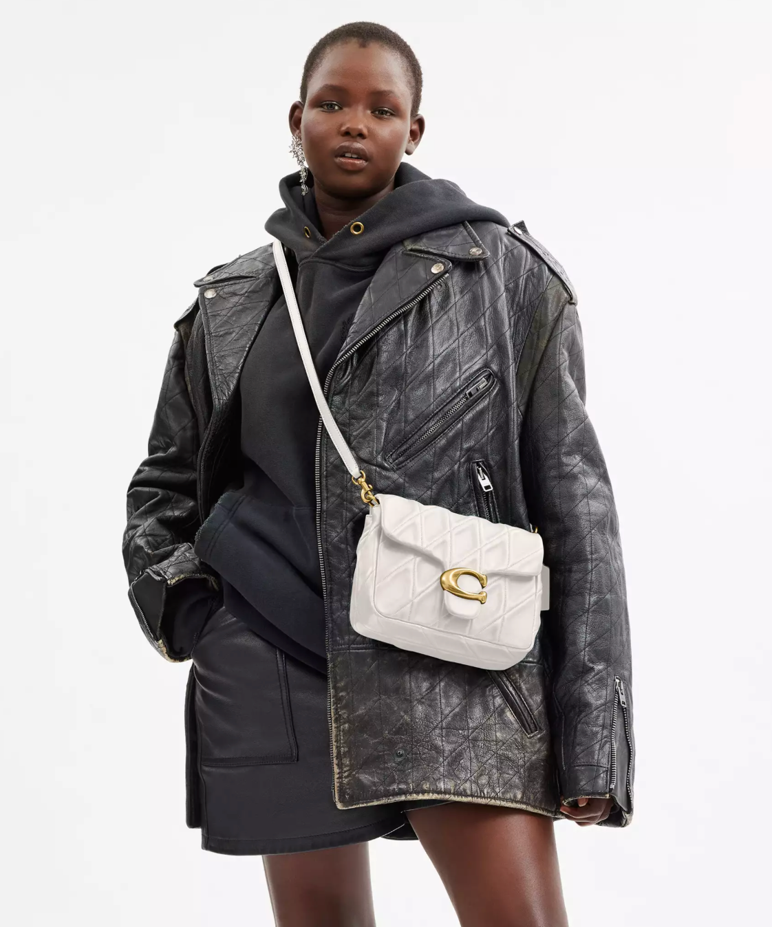 Coach Times Square Tabby Shoulder Bag With Quilting
