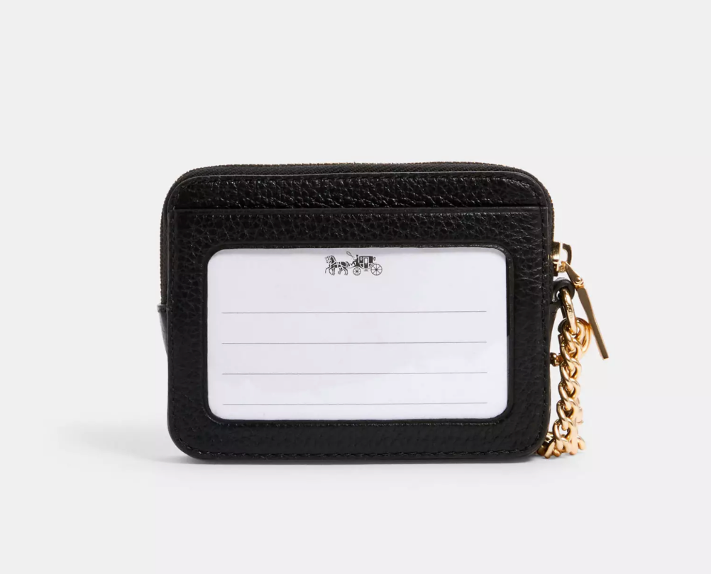Coach Zip Card Case Kartlık