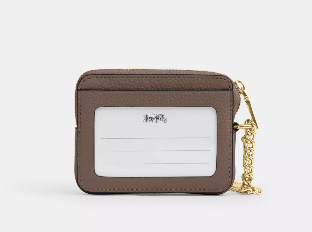 Coach Zip Card Case Kartlık