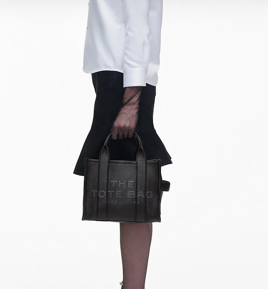 Marc Jacobs Small Leather Tote Bag Black