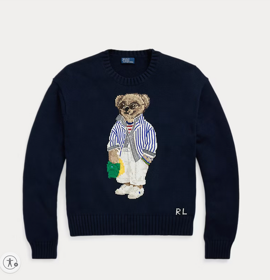 Polo Ralph Lauren Polo Bear Cotton Crewneck Sweater