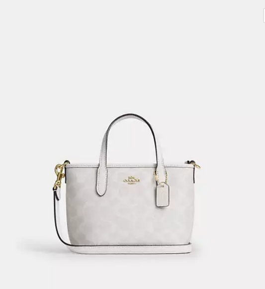 Coach City Mini Tote in Signature Canvas