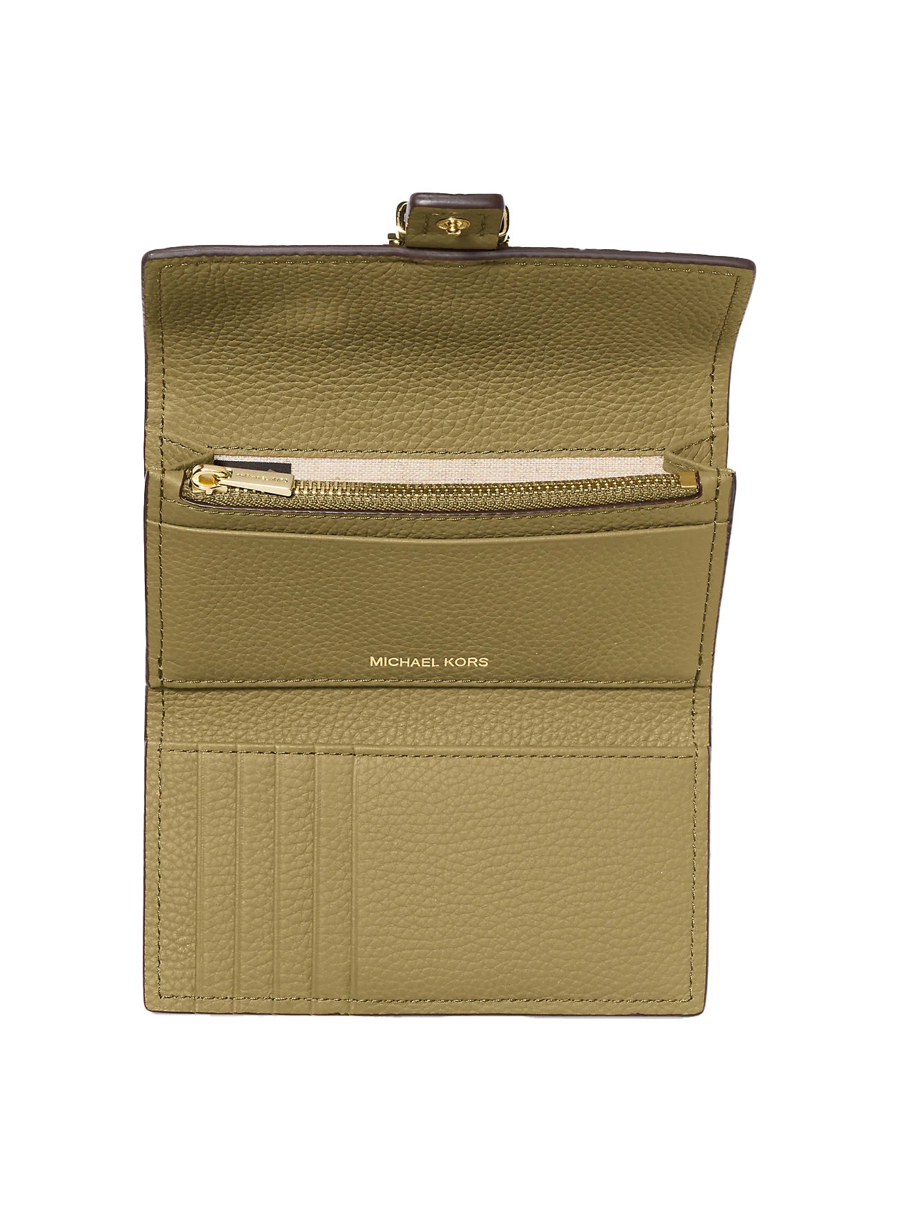 Michael Kors Nolita Medium Pebbled Leather Tri-Fold Wallet