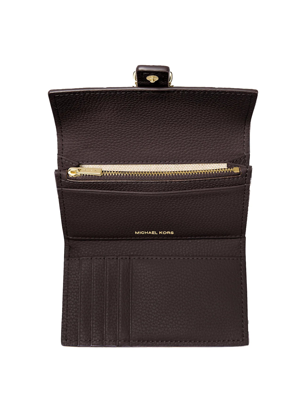 Michael Kors Nolita Medium Pebbled Leather Tri-Fold Wallet